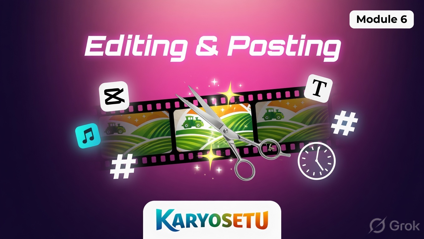 Module 6 Cover — Editing & Posting